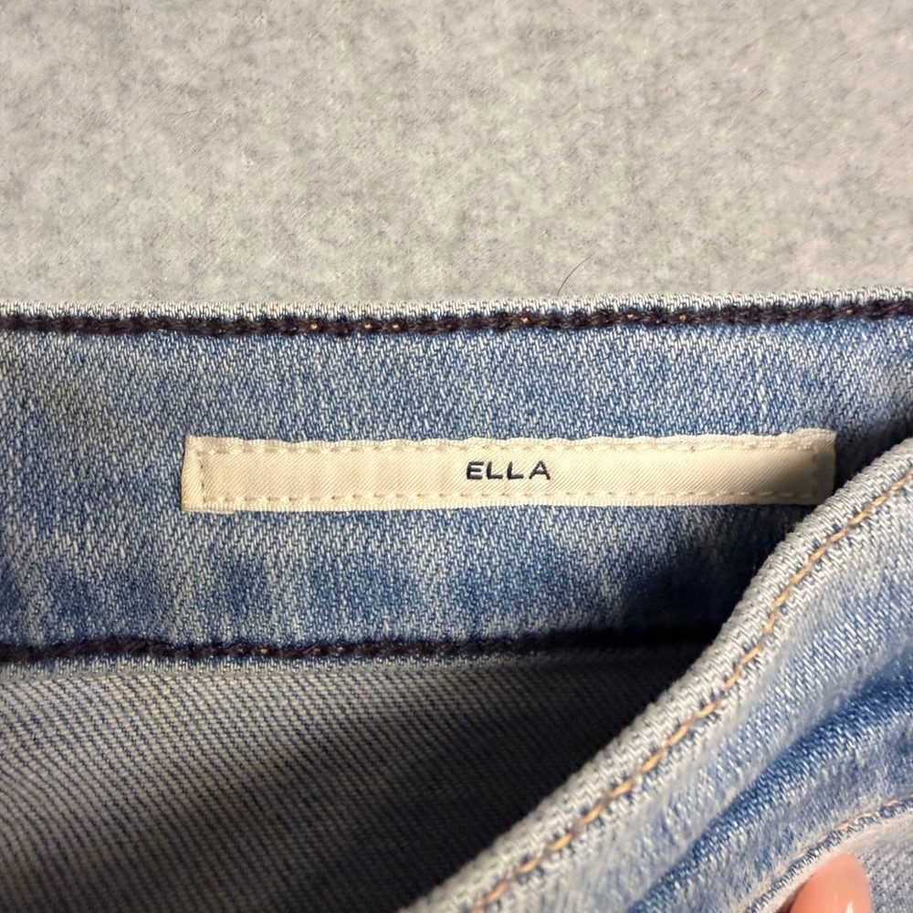 Citizens of Humanity Ella High Rise Straight Leg Jeans‎ Light Wash 24 Distressed - Picture 4 of 11